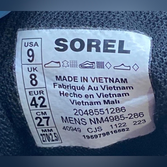 Sorel Carson™ Leather Tan Brown Chukka Boots Size 9 Used Exc MSRP $160 main image 12